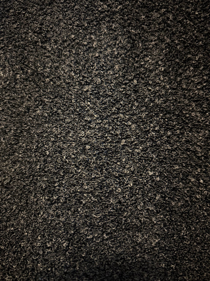Close-up of black textured fabric