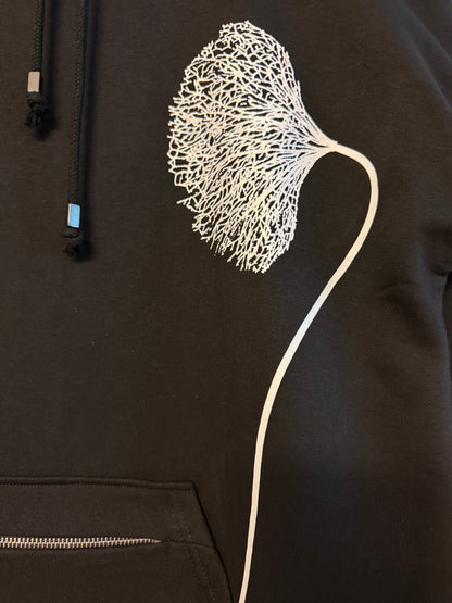 Long sweatshirt dress Japanese cotton