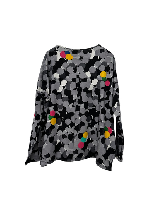 Long Sleeve Square Top with AI Print | NY77DESIGN