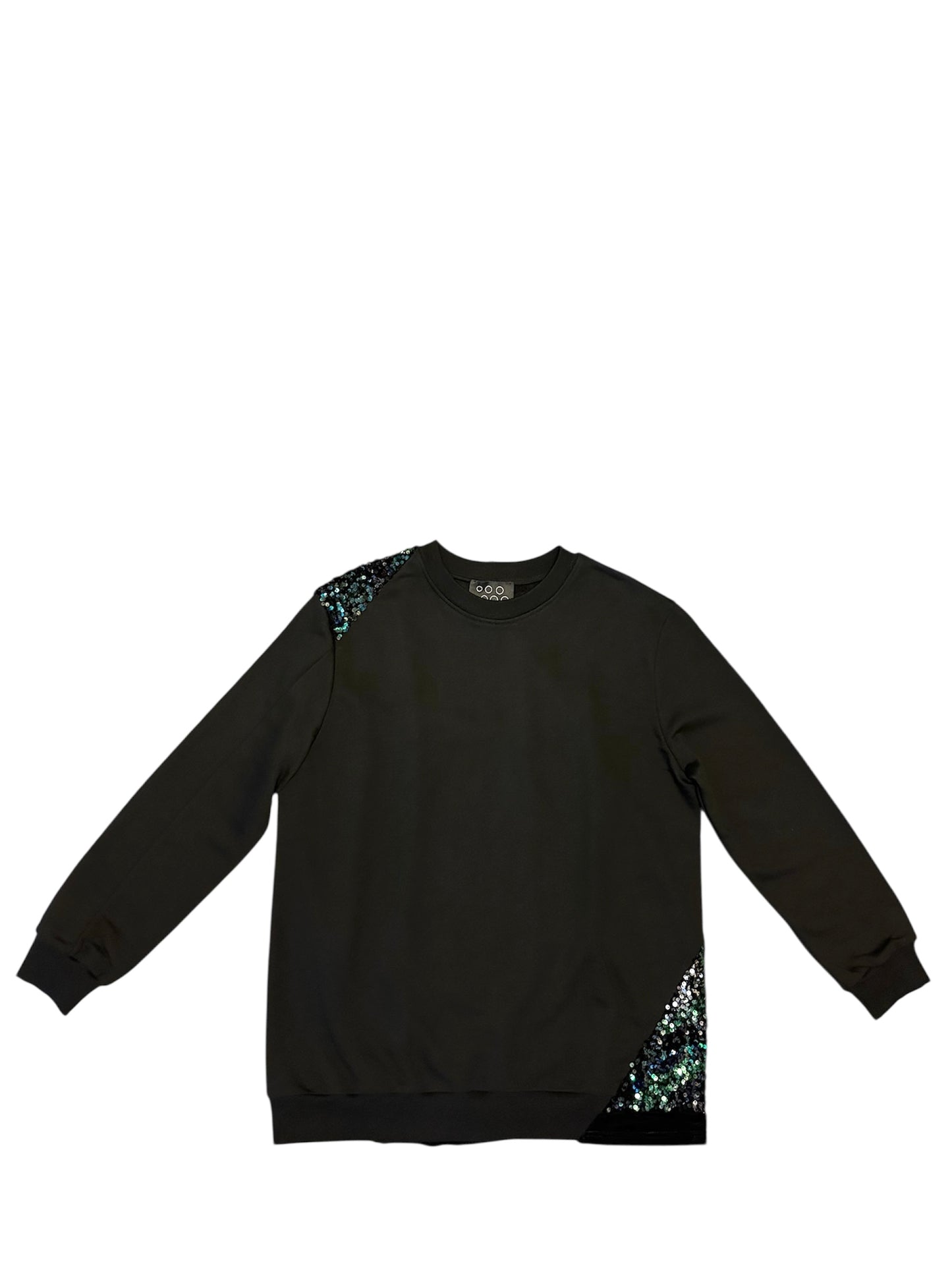 Sequins sweatshirt tunic