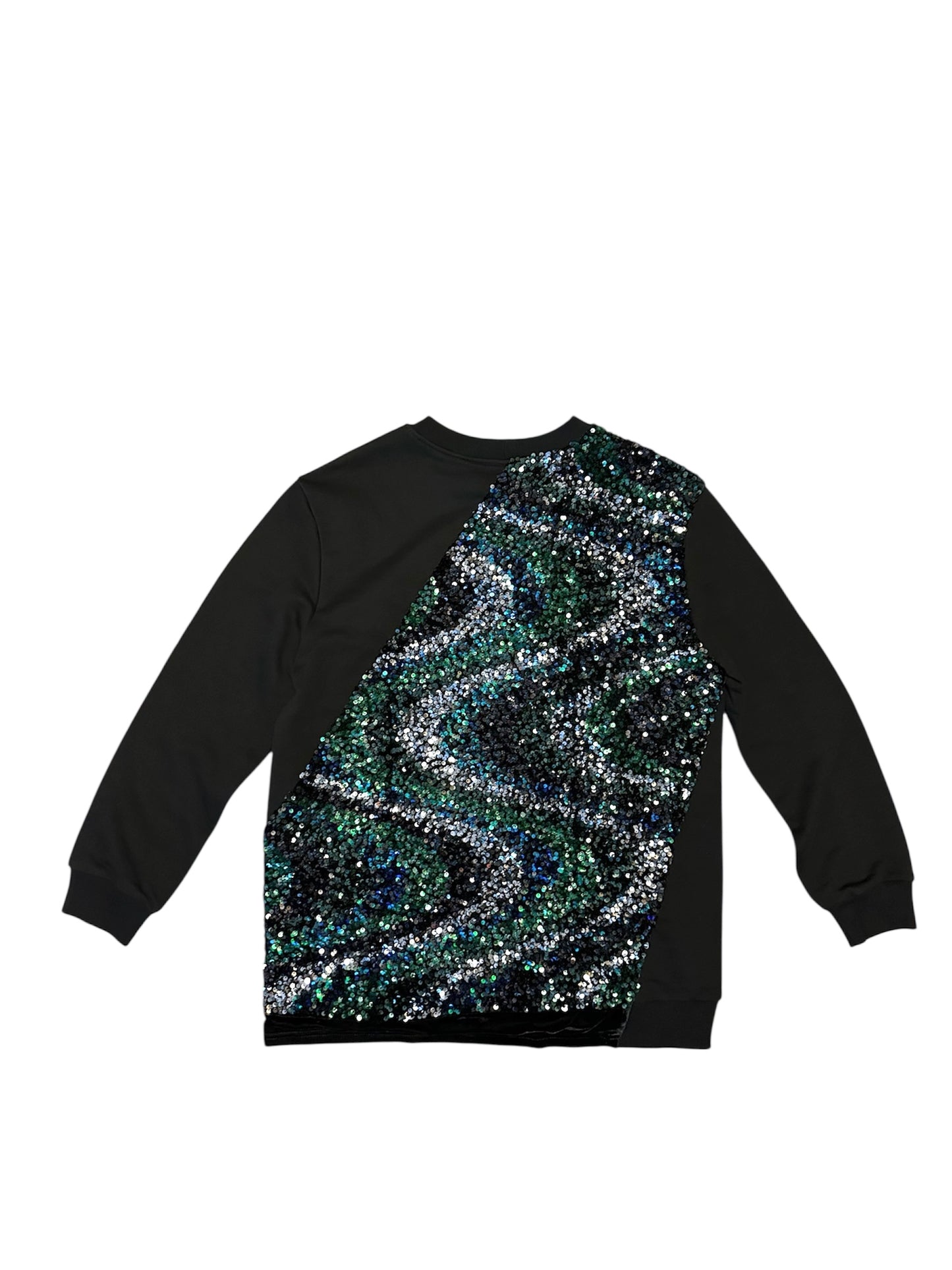 Sequins sweatshirt tunic