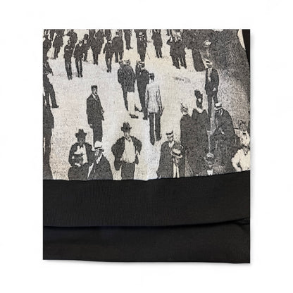 Sweatshirt Japanese cotton dress with a hood and first passage in London print
