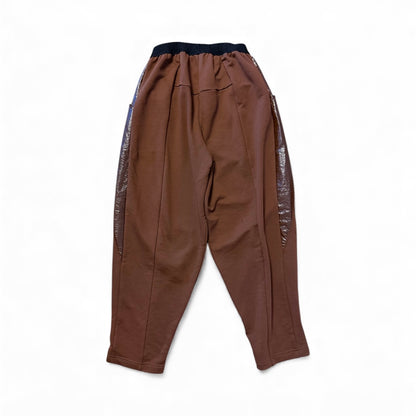 Relaxed-fit sweatshirt fabric pants