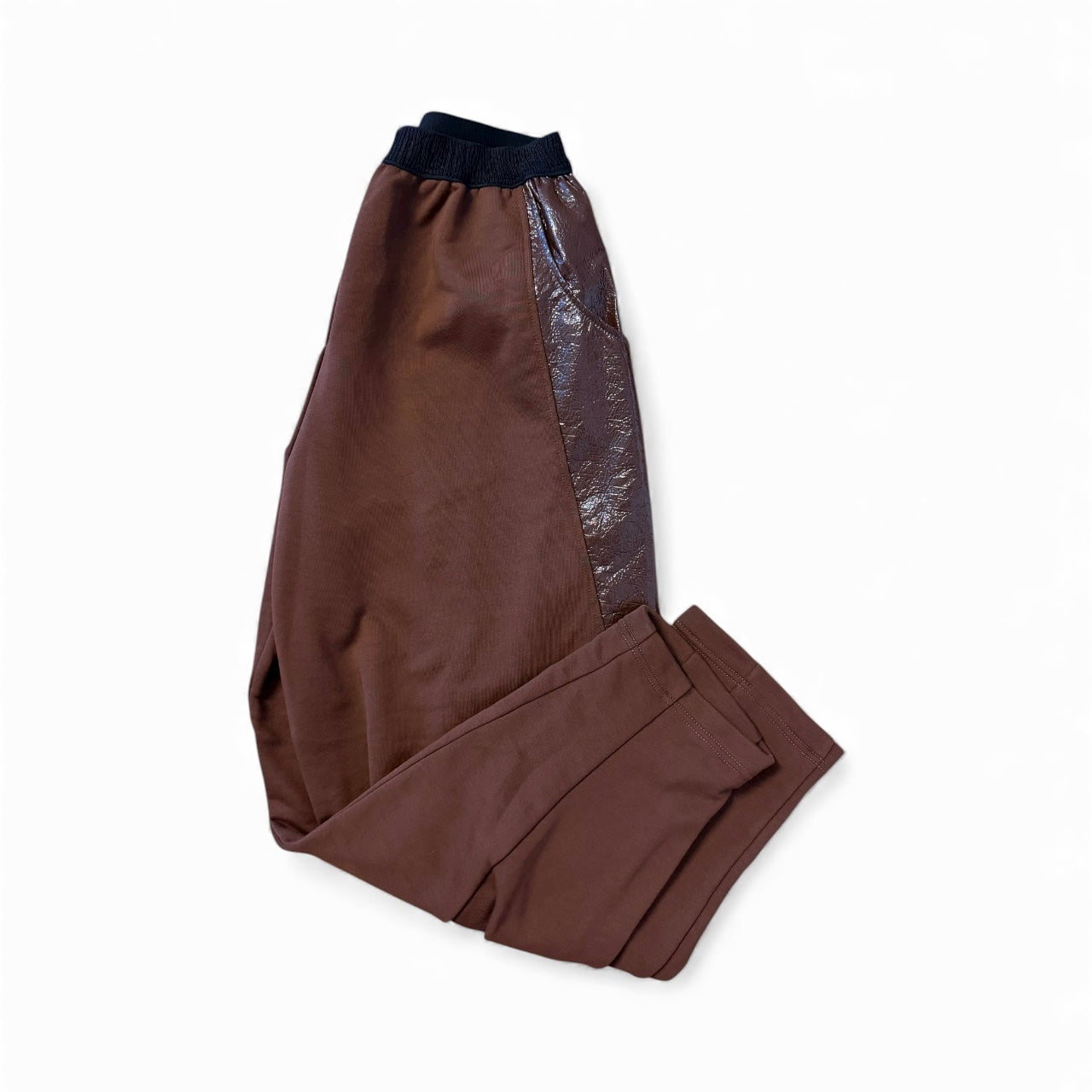 Relaxed-fit sweatshirt fabric pants