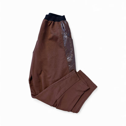 Relaxed-fit sweatshirt fabric pants