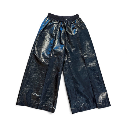 Gaucho Pants with Pockets and Elastic waistline