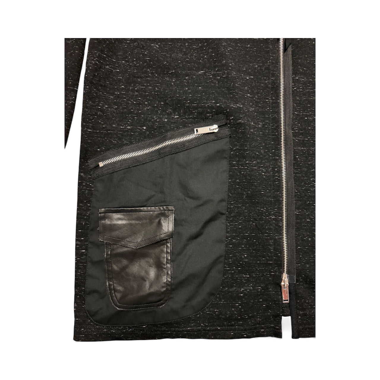 Long sleeve jacket with zipper details