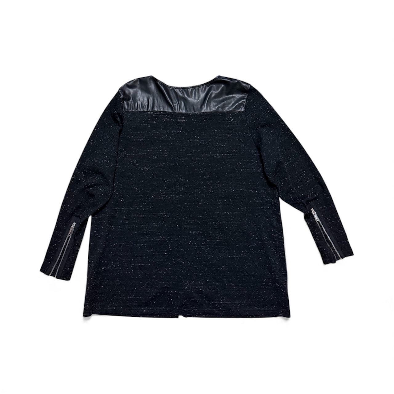 Long sleeve jacket with zipper details