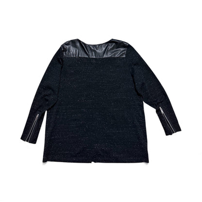 Long sleeve jacket with zipper details