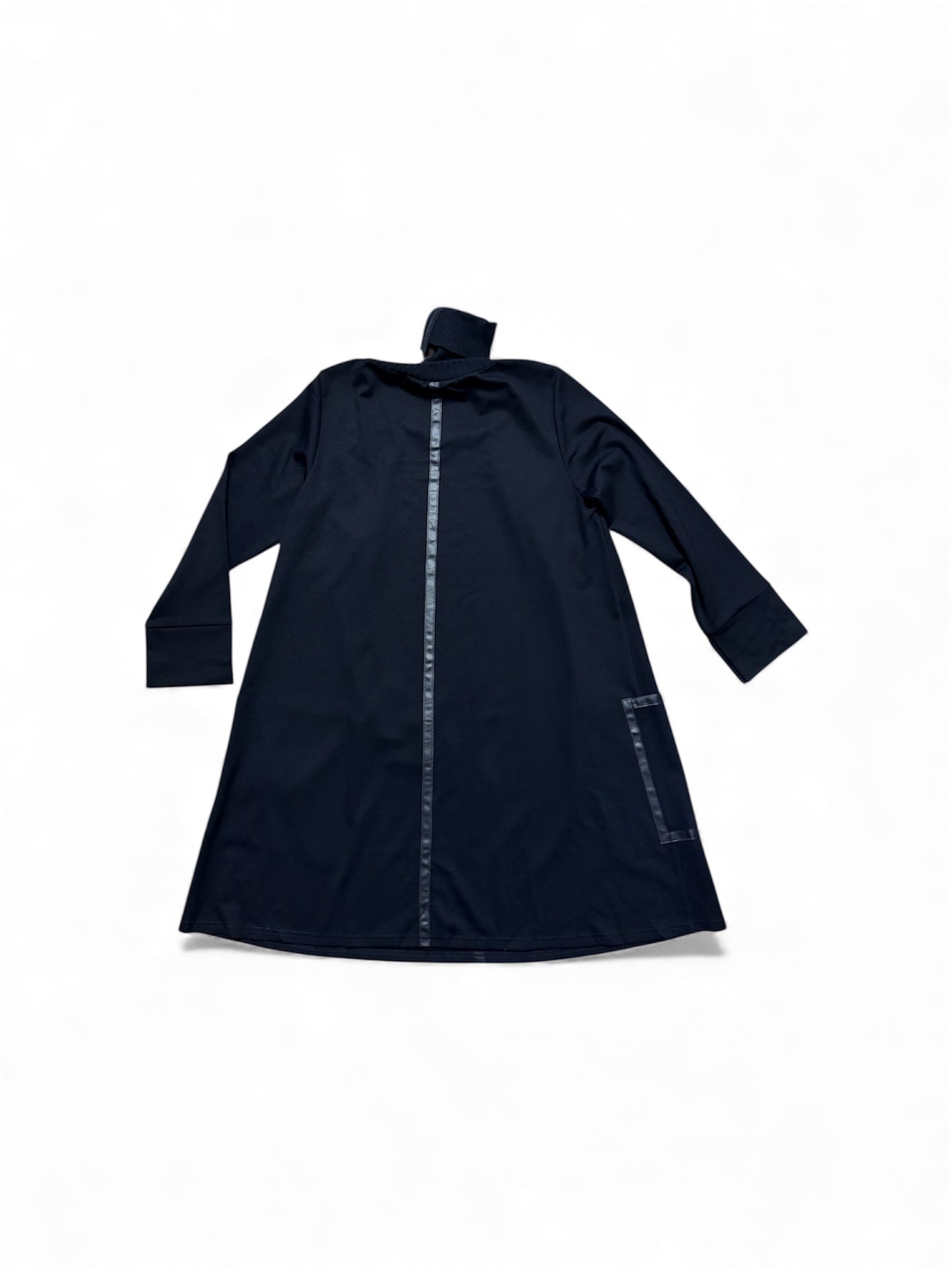 A-line dress with turtleneck