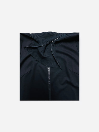 A-line dress with turtleneck