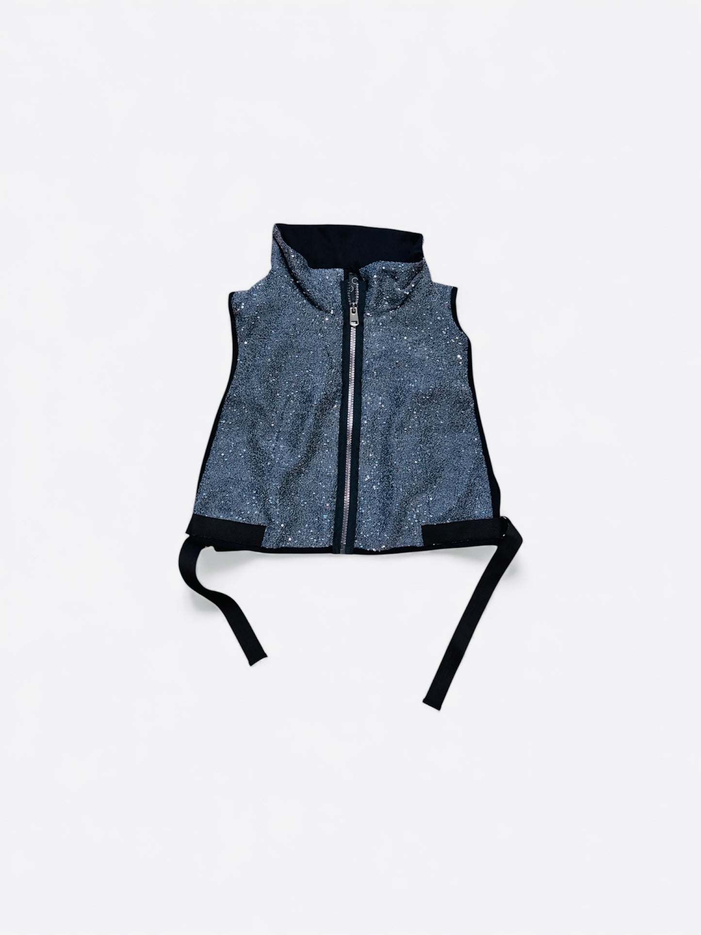Japanese sparkle sequins vest