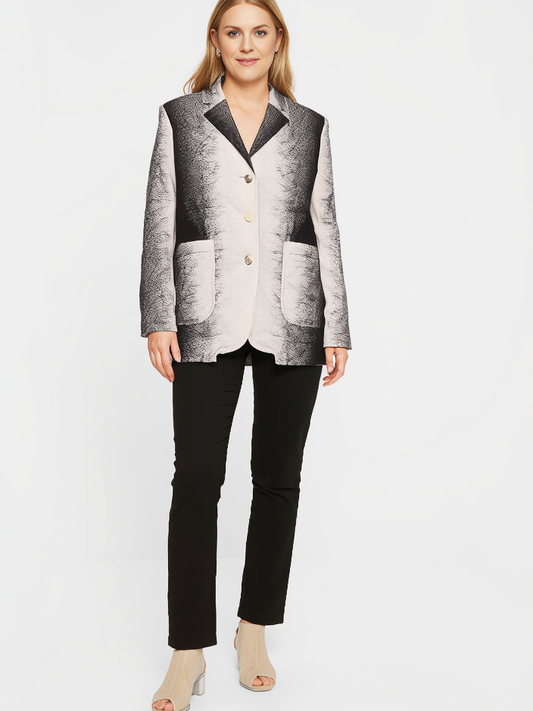 Long sleeve jacket with special print | NY77DESIGN