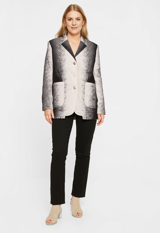 Long sleeve jacket with special print | NY77DESIGN