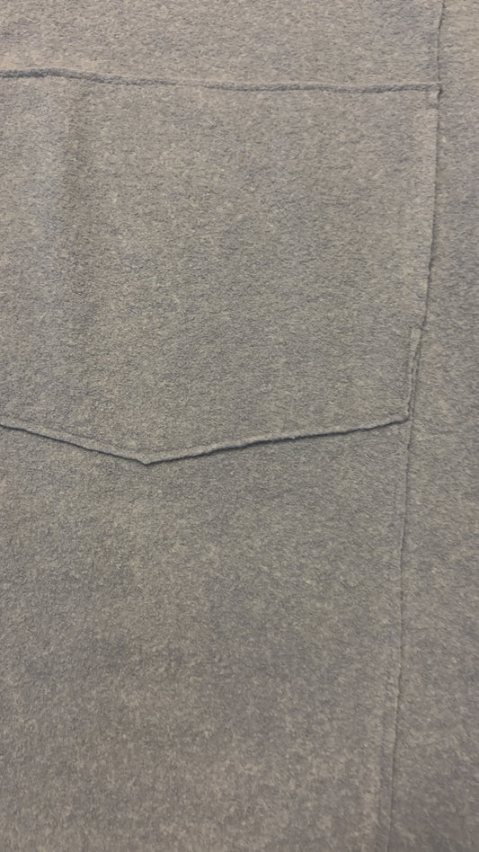 Dress boiled wool with a hood