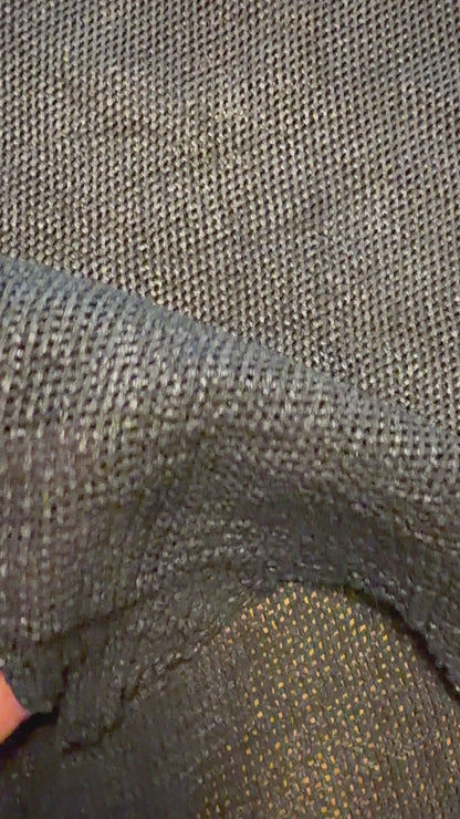 Real lamb perforated leather vest