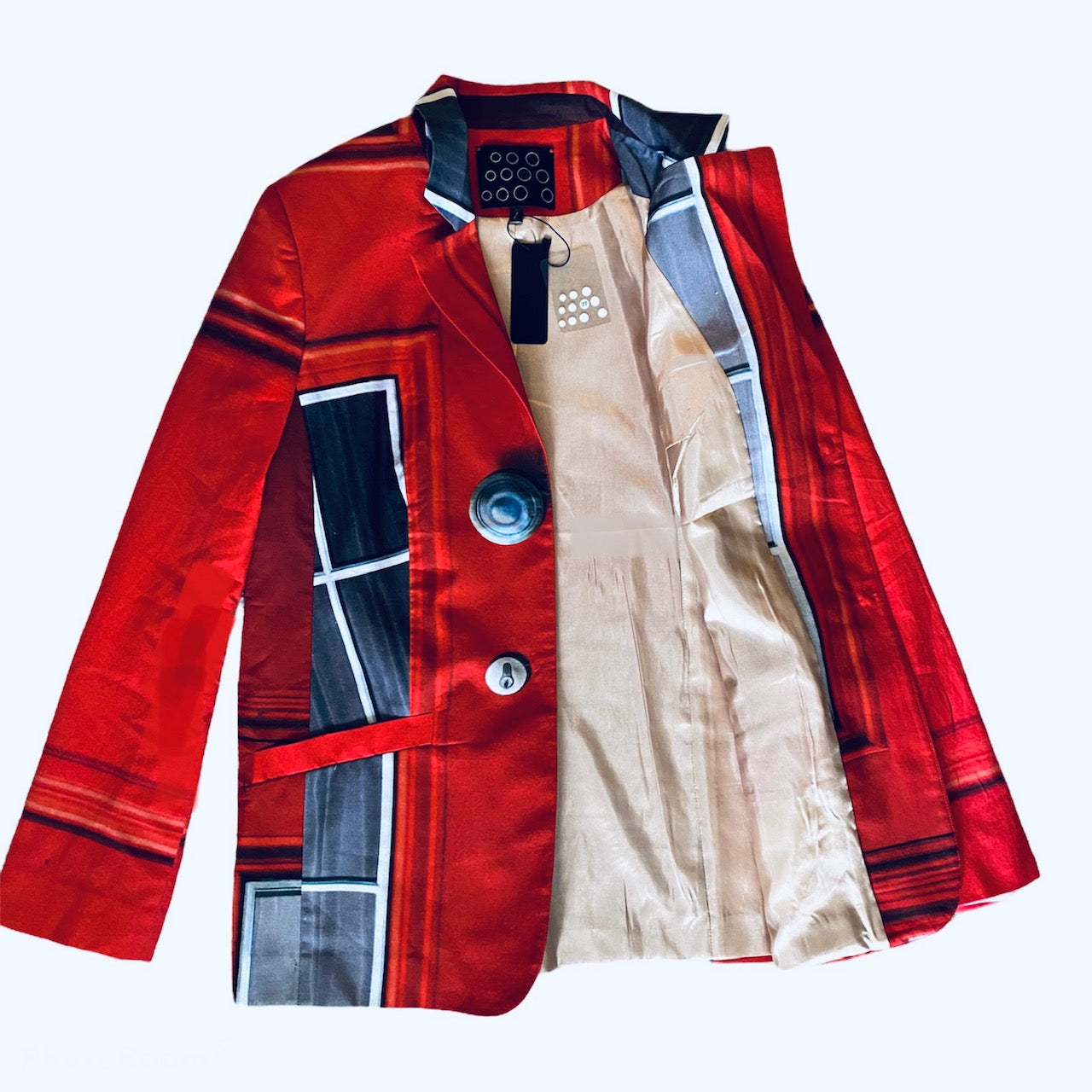 LIMITED EDITION RED PRINT DOOR JACKET WITH KEY